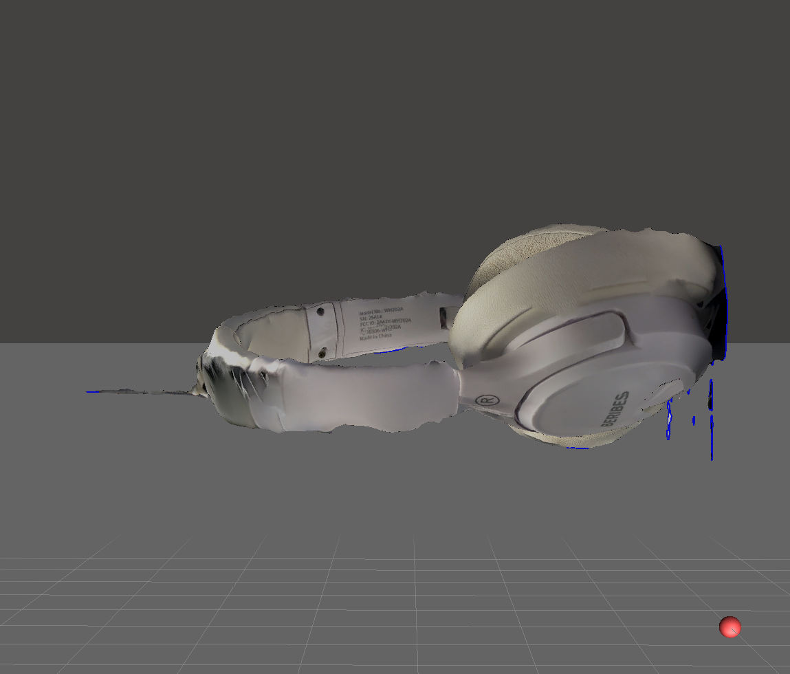 Side view of object in Meshmixer